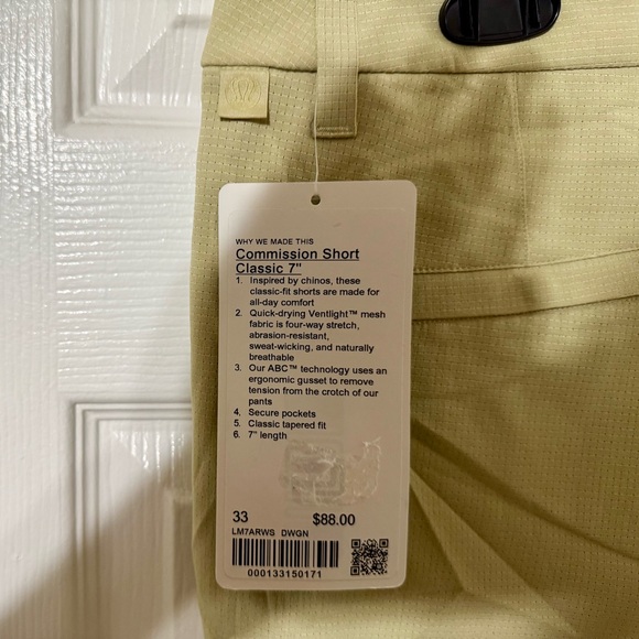 Men’s Lululemon Commission Short Classic 7" - Picture 4 of 4